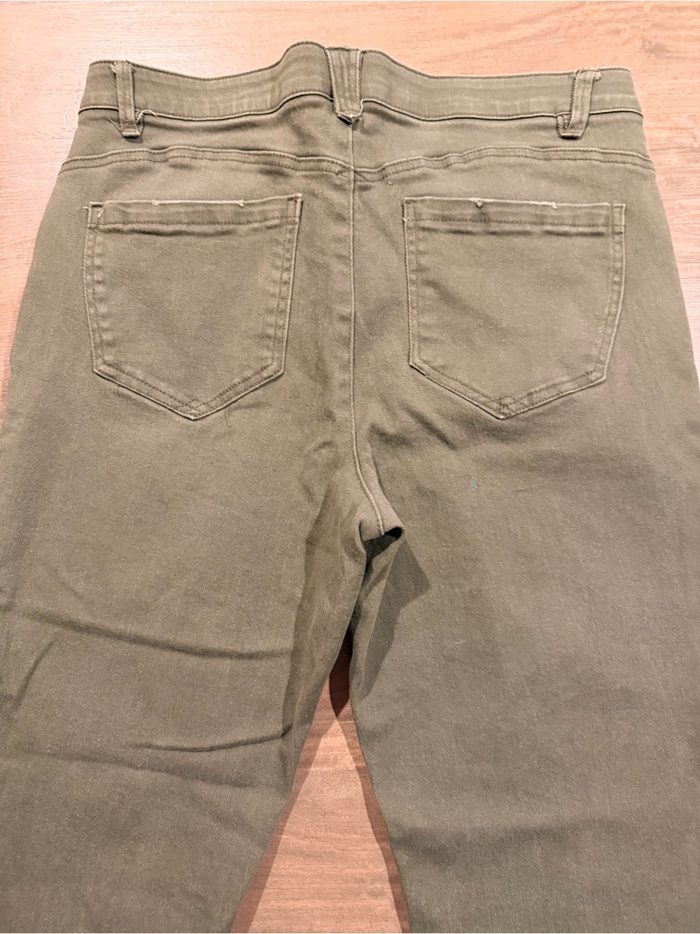 Democracy ABsolution Women's Olive Green Boyfriend Jeans - Picture 4 of 6